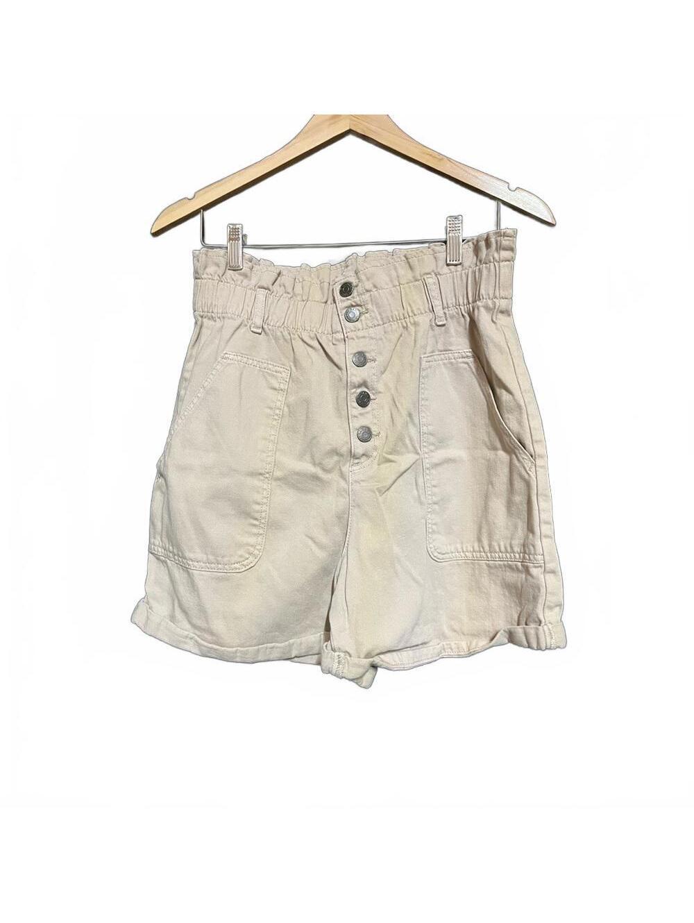 Banana Republic Paperbag, Hi Rise, Cuffed Shorts Size M